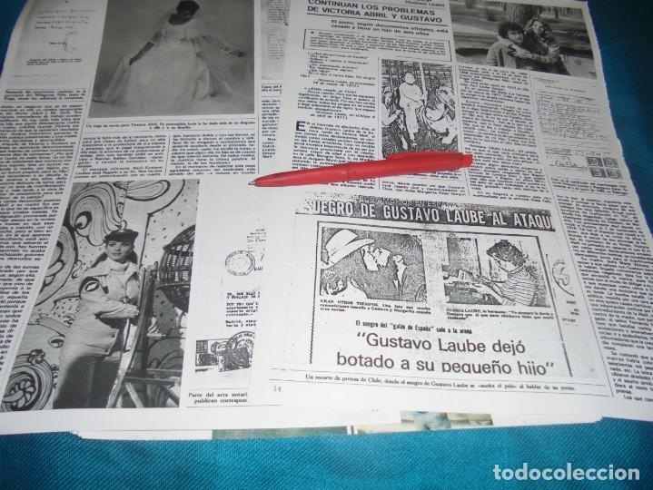 Coleccionismo de revistas y peri&oacute;dicos: RECORTE : VICTORIA ABRIL, PROBLEMAS CON GUSTAVO LAUBE. SEMANA, ABRIL 1977 (#)