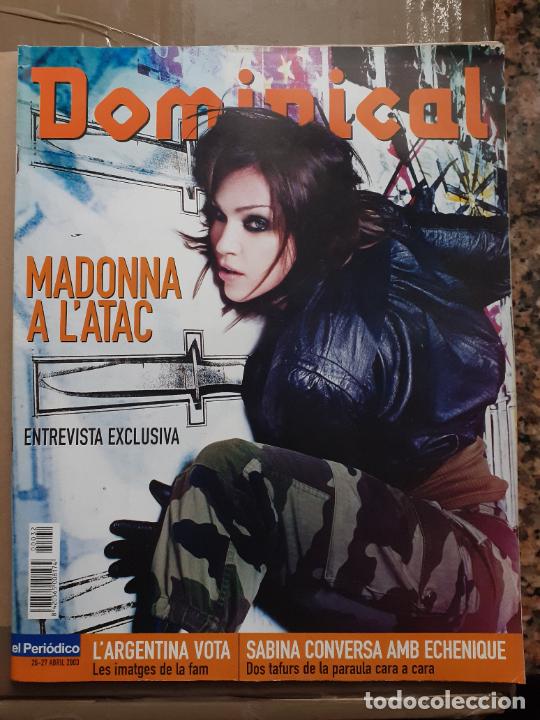 Coleccionismo de Revistas y Peri&oacute;dicos: CLIPPINGS MADONNA AMERICAN LIFE EN CATALAN