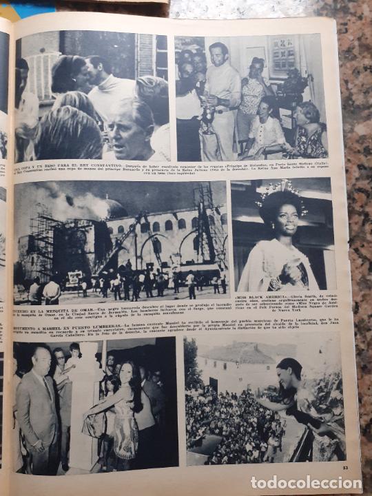 Coleccionismo de Revistas y Peri&oacute;dicos: MISS BLACK AMERICA MASSIEL EN PUERTO LUMBRERAS CONSTANTINO DE GRECIA