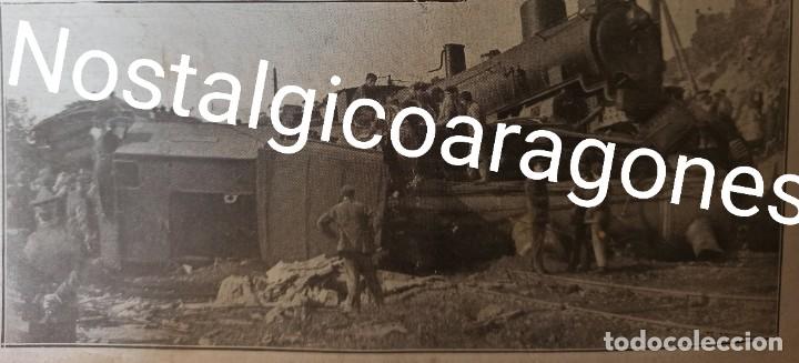 Collection Magazines and Newspapers: Fotograf&iacute;a hoja revista Santander espectacular choque tren 1917