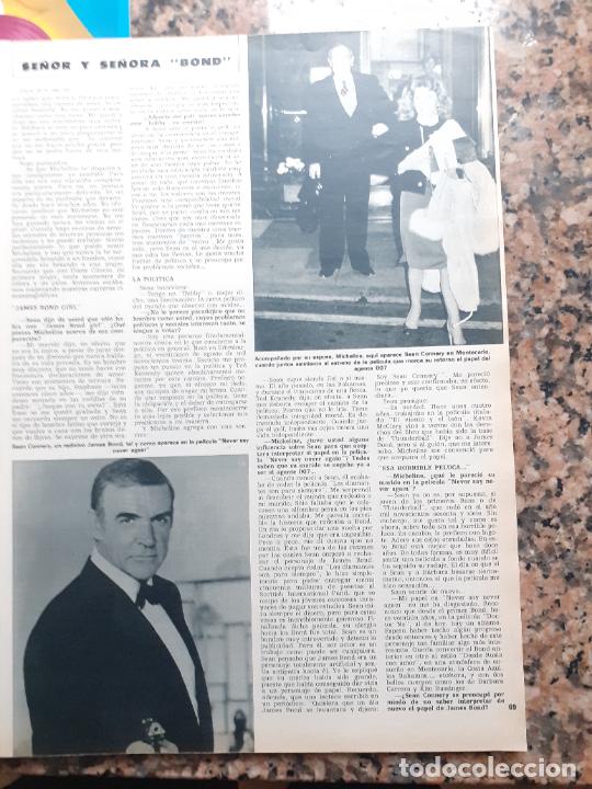 Coleccionismo de revistas y peri&oacute;dicos: SEAN CONNERY - Foto 3