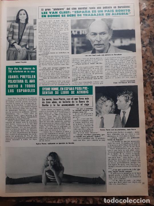 Coleccionismo de Revistas y Peri&oacute;dicos: LEE VAN CLEEF SYDNE ROME ISABEL PREYSLER