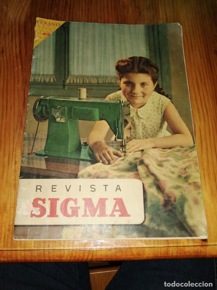 Collectionnisme de Revues et Journaux: Revista m&aacute;quina de coser SIGMA a&ntilde;o 1956