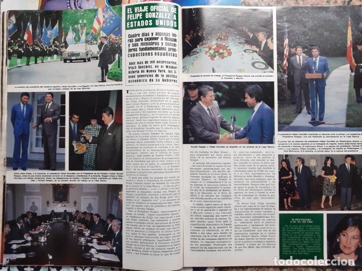 Collection Magazines and Newspapers: FELIPE GONZALEZ Y CARMEN ROMERO EN USA CON RONALD REAGAN NANCY