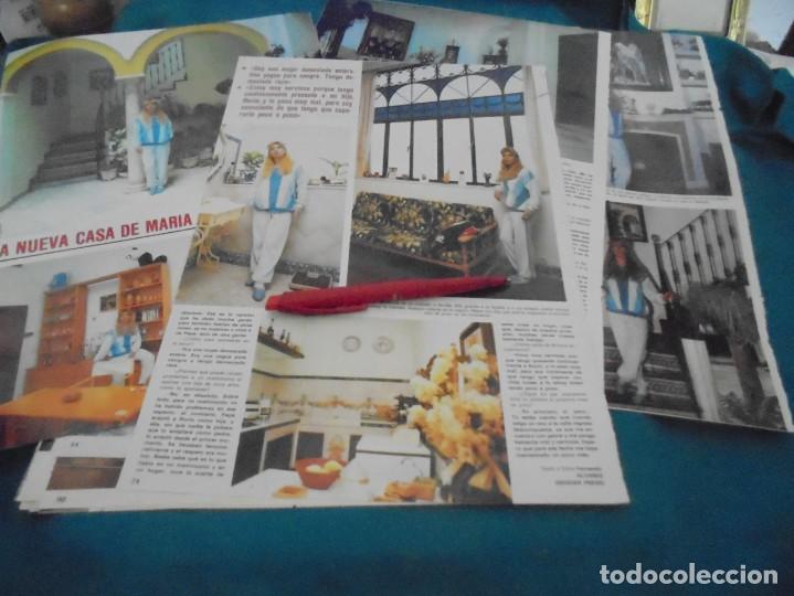 Coleccionismo de revistas y peri&oacute;dicos: RECORTE : MARIA JIMENEZ, EN SU NUEVO PALACETE. SEMANA, MAYO 1985(#)