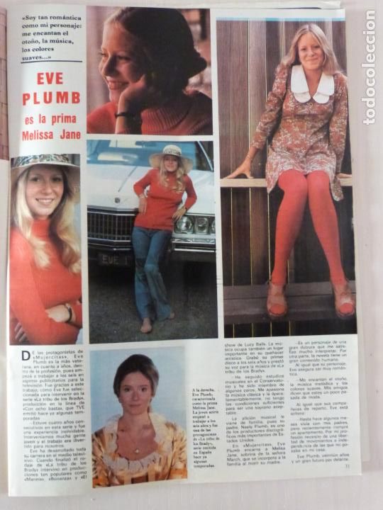 Coleccionismo de Revistas y Peri&oacute;dicos: RECORTE CLIPPING DE EVE PLUMB REVISTA SEMANA N&ordm; 2136 PAG. 31 L33
