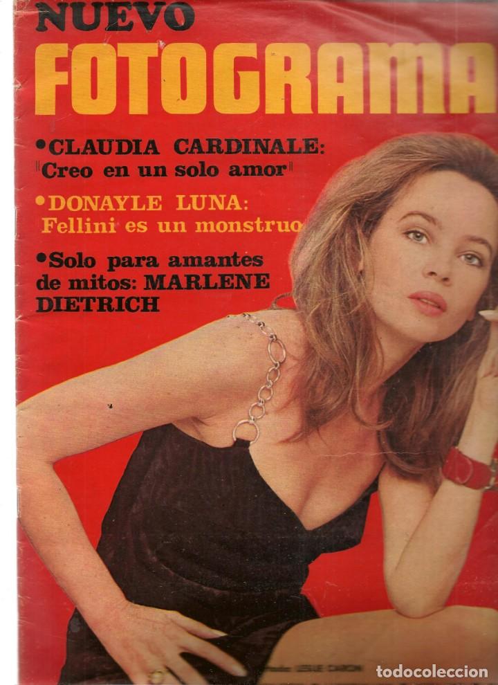 Coleccionismo de Revistas y Peri&oacute;dicos: NUEVO FOTOGRAMA. N&ordm; 1055. CLAUDIA CARDINALE / DONAYLE LUNA / MARLENE DIETRICH.3 ENERO 1969. (Z/26)