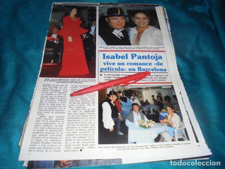 Coleccionismo de Revistas y Peri&oacute;dicos: RECORTE : ISABEL PANTOJA Y CHIQUITO DE LA CALZADA. SEMANA, DCMBRE 1994 (#)