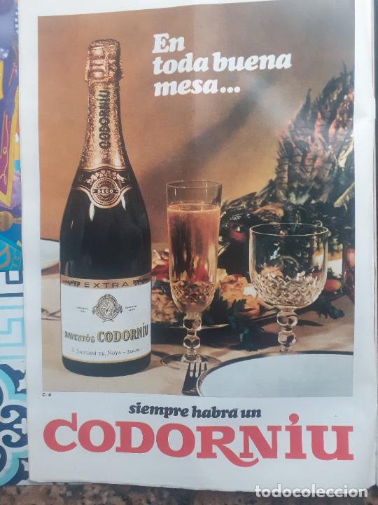 Coleccionismo de revistas y peri&oacute;dicos: anuncio publiciidad CAVA CODORNIU