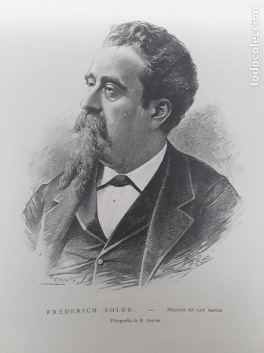 Coleccionismo de revistas y peri&oacute;dicos: FREDERICH SOLER Y HUBERT (SERAFI PITARRA ) - JOSEPH SOLER Y OLIVERAS PINTOR REVISTA A&Ntilde;O 1882