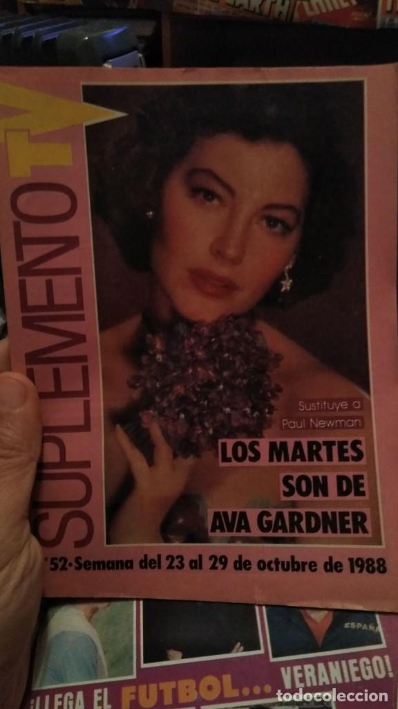 Coleccionismo de Revistas y Peri&oacute;dicos: REVISTA DE TELEVISI&Oacute;N SUPLEMENTO TV 52 AVA GARDNER, NUEVOS POR LA MA&Ntilde;ANA DE HERMIDA, LETICIA SABATER