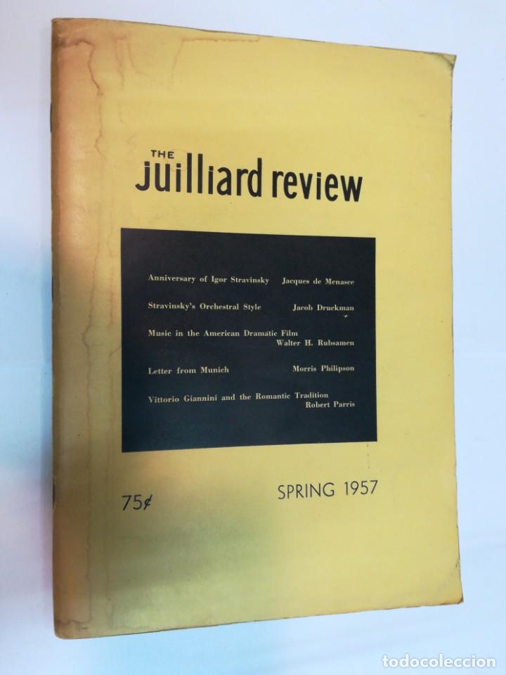 Collection Magazines and Newspapers: The Julliard Review. V&ordm; IV, 1957, n&ordm; 2 (ingl&eacute;s) SA3262