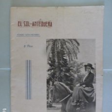 Coleccionismo de Revistas y Periódicos: EL SOL DE ANTEQUERA MALAGA NUMERO EXTRAORDINARIO FERIA AGOSTO 1959. Lote 248564875
