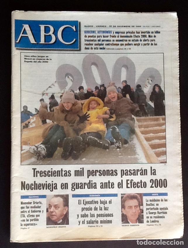 Coleccionismo de Revistas y Peri&oacute;dicos: DIARIO - ABC 1999 EFECTO 2000. ENVIO INCLUIDO.