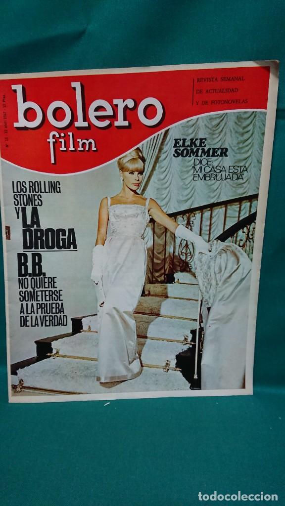 Coleccionismo de Revistas y Peri&oacute;dicos: REVISTA BOLERO FILM N&deg; 15 ROLLING STONES, ELKE SOMMER - A&Ntilde;O 1967