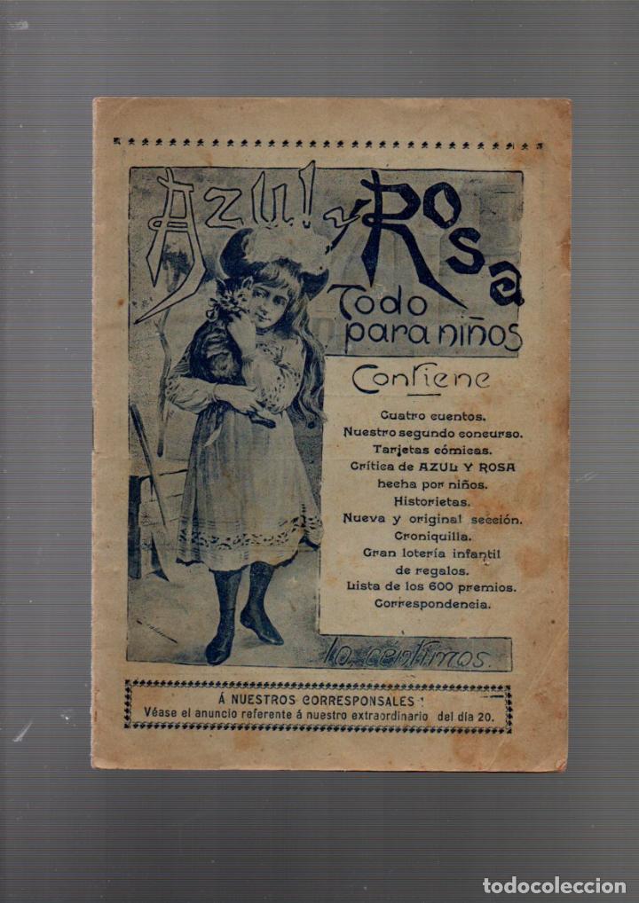 Collection Magazines and Newspapers: AZUL Y ROSA. TODO PARA NI&Ntilde;OS. N&ordm; 4. PAGINAS 49 A 64. MADRID, 13 DICIEMBRE 1903