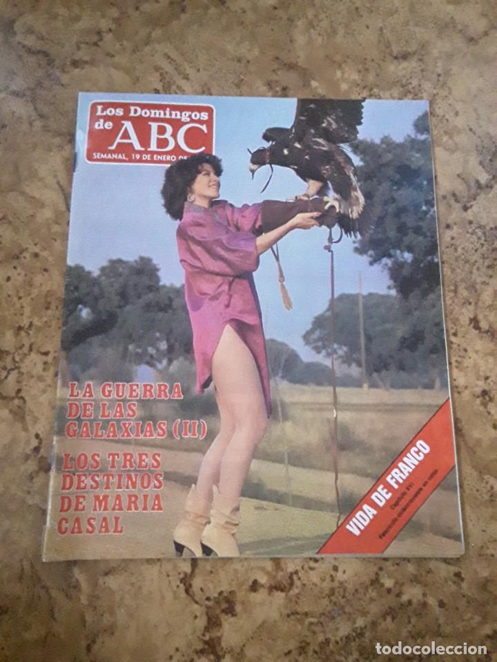 Coleccionismo de Revistas y Peri&oacute;dicos: Revista los domingos del abc semanal 19 enero vida de franco