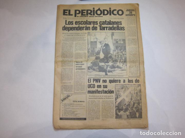Collezionismo di Riviste e Giornali: EL PERIODICO DE CATALUNYA-NUMERO 1-A&Ntilde;O 1978-VER FOTOS-(V-22.609)