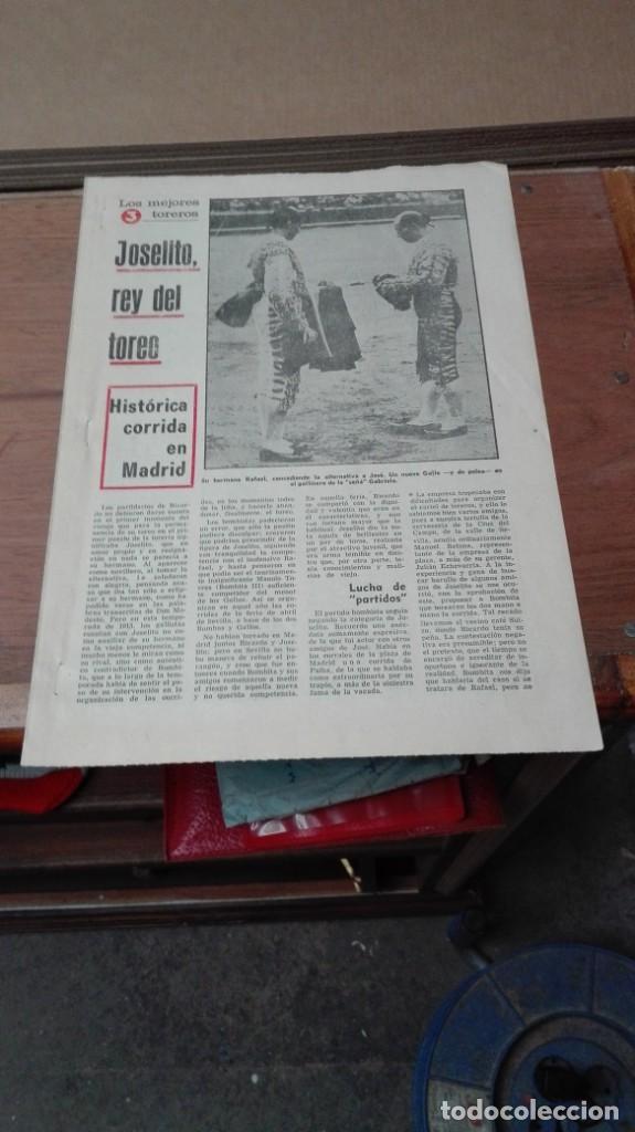 Coleccionismo de Revistas y Peri&oacute;dicos: Los mejores toreros n&uacute;mero 3 Joselito rey del toreo hist&oacute;rica corrida en Madrid