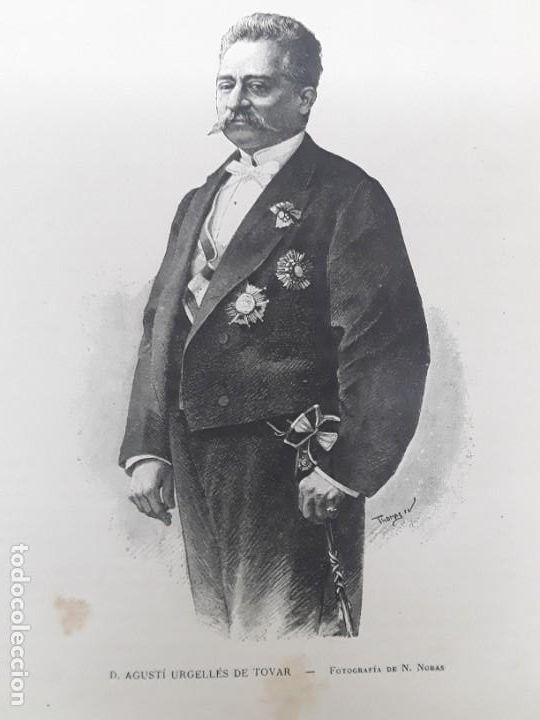 Colecionismo de Revistas e Jornais: AGUSTI URGELLES DE TOVAR BARCELONA / CONSTANTINOPLA SANTA SOFIA DOLMA BAYTCHE PALACIO REVISTA 1882