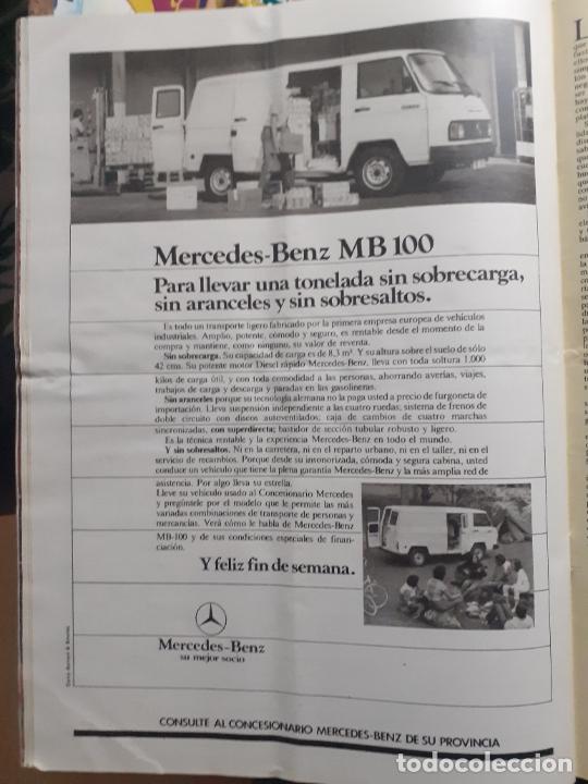 Coleccionismo de Revistas y Peri&oacute;dicos: ANUNCIO MERCEDES BENZ MB 100