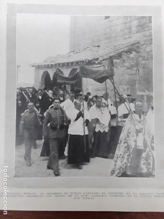 Collection Magazines and Newspapers: VILLAGONZALO PROCESION DESAGRAVIO BIESCAS CLERO SEGOVIA FONTIVEROS SAN MARTIN SARROCA A&Ntilde;O 1928