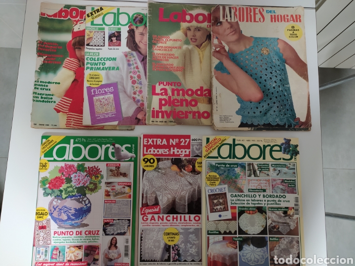 Coleccionismo de Revistas y Peri&oacute;dicos: Lote labores del hogar. Revistas ganchillo. Bordado. Punto de cruz. Gran Suplemento del N&ordm; 430