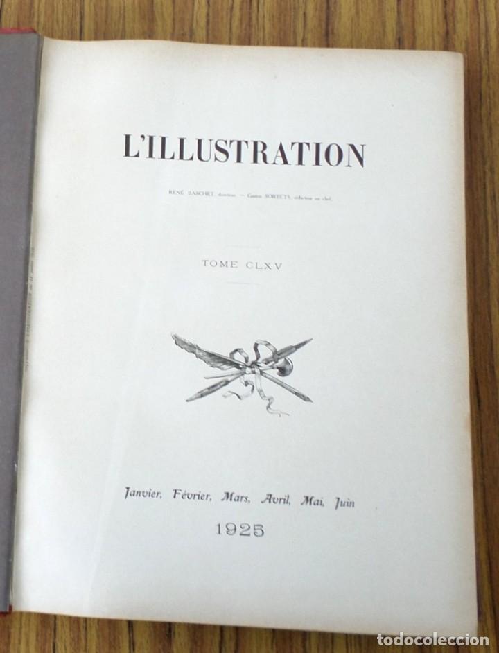 Coleccionismo de revistas y peri&oacute;dicos: L&acute;ILLUSTRATION 1925 enero a junio - Foto 1