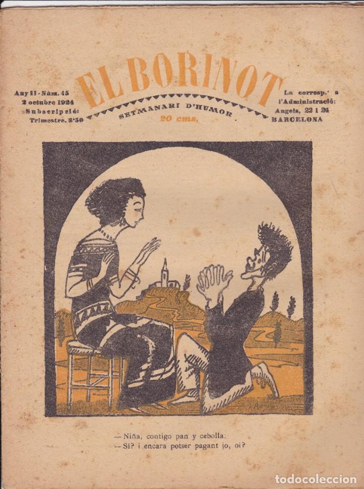 Coleccionismo de revistas y peri&oacute;dicos: El Borinot n&ordm; 45 any 1924 Barcelona