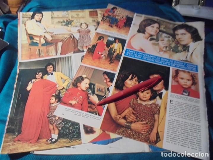 Coleccionismo de Revistas y Peri&oacute;dicos: RECORTE : TERCER ANIVERSARIO DE ROCIO DURCAL Y JUNIOR. SEMANA, FBRO 1973(#)