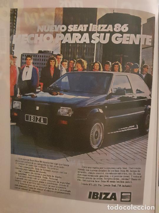 Coleccionismo de revistas y peri&oacute;dicos: ANUNCIO SEAT IBIZA 86