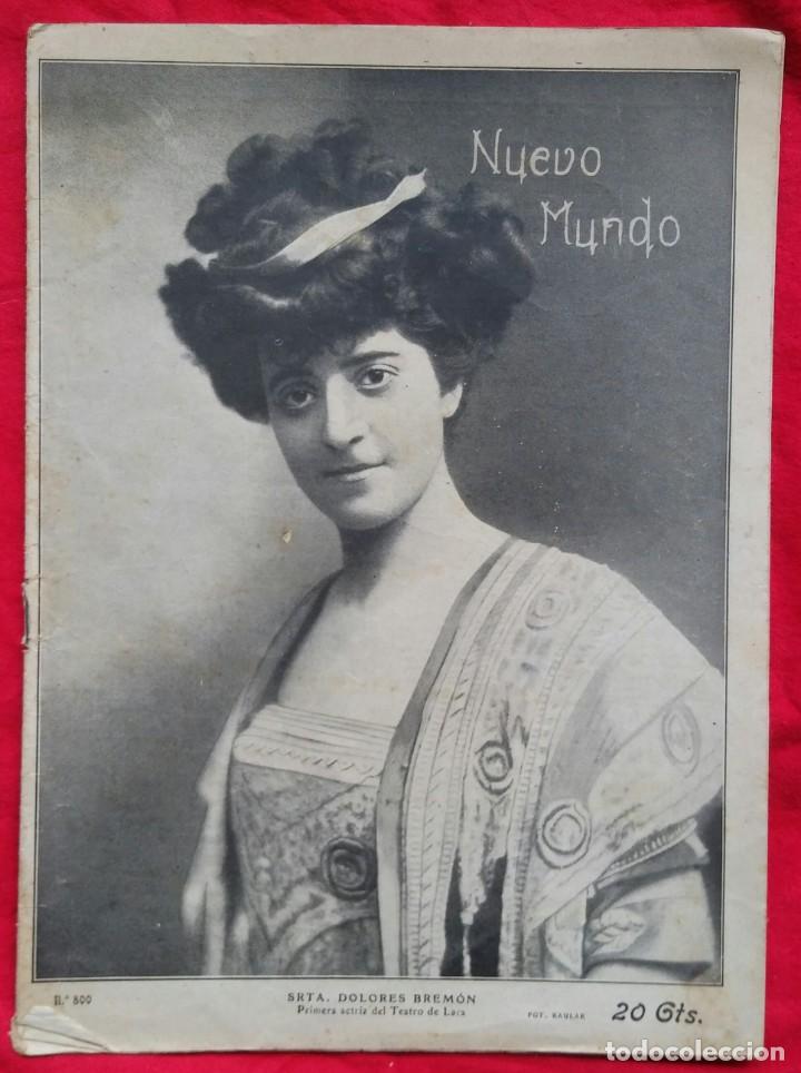 Coleccionismo de revistas y peri&oacute;dicos: NUEVO MUNDO, N&ordm; 800 - 1909 - REVISTA ILUSTRADA DE INFORMACI&Oacute;N GENERAL