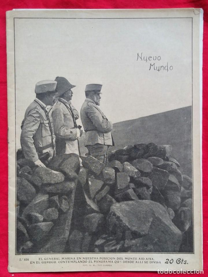 Coleccionismo de revistas y peri&oacute;dicos: NUEVO MUNDO, N&ordm; 824 - 1909 - REVISTA ILUSTRADA DE INFORMACI&Oacute;N GENERAL. Gurug&uacute;