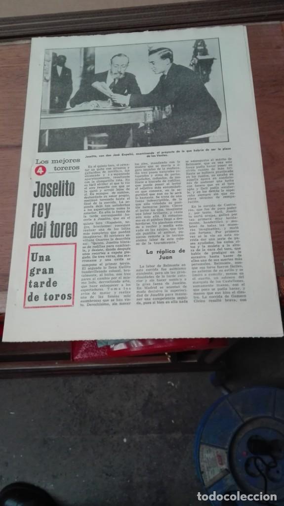 Coleccionismo de Revistas y Peri&oacute;dicos: Los mejores toreros n&uacute;mero 4 Joselito rey del toreo una gran tarde de toros