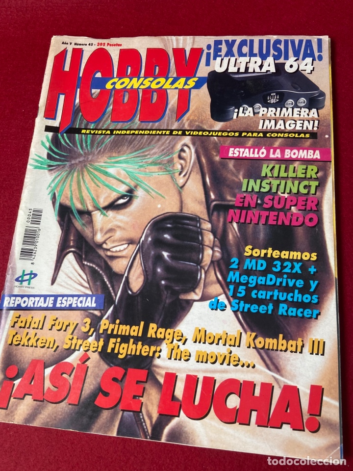 Coleccionismo de revistas y peri&oacute;dicos: Revista Hobby consolas , n&uacute;mero 45. Hobbyconsolas