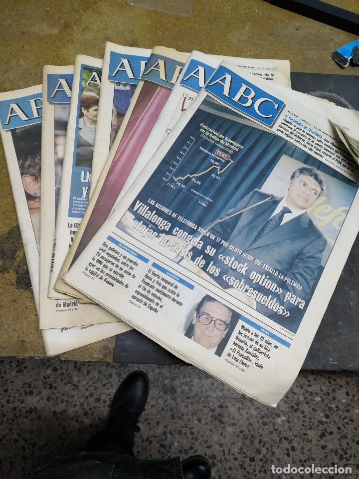 Coleccionismo de Revistas y Peri&oacute;dicos: Lote periodicos ABC