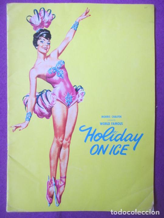 Colecionismo de Revistas e Jornais: REVISTA HOLIDAY ON ICE MORRIS CHALFEN WORLD FAMOUS PROGRAMA ACTUACIONES