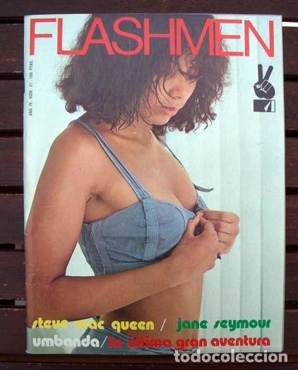 Sammeln von Zeitschriften und Zeitungen: Revista FLASHMEN BOCACCIO N&ordm; 21 / JANE SEYMOUR, STEVE MCQUEEN, NI&Ntilde;OS DE DIOS, SEXO NEGRO,