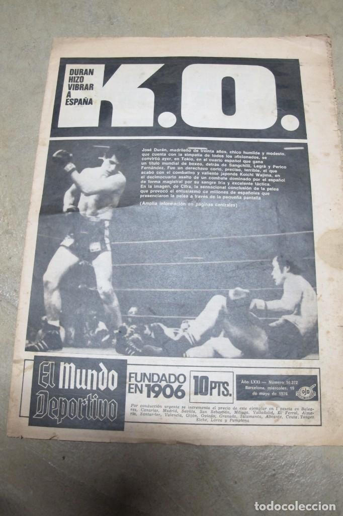 Coleccionismo de revistas y peri&oacute;dicos: EL MUNDO DEPORTIVO 1976 MAYO 19.