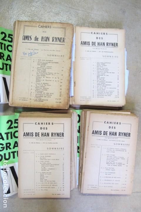 Coleccionismo de Revistas y Peri&oacute;dicos: CAHIERS DES AMIS DE HAN RYNER. 64 NUMEROS. EN FRANCES. ANARQUISMO PERIODICO ANARQUISTA