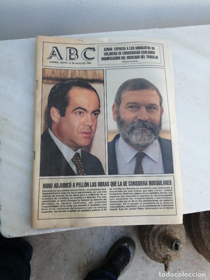 Coleccionismo de Revistas y Peri&oacute;dicos: Peri&oacute;dico ABC a&ntilde;o 16 de mayo 1996