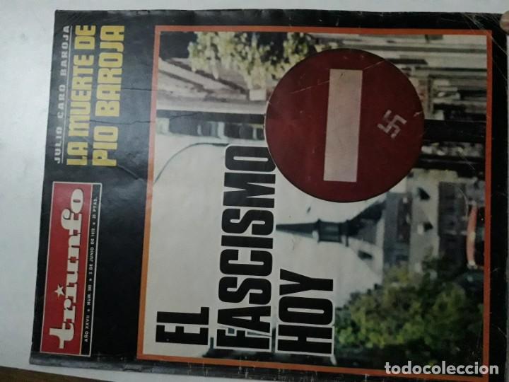 Coleccionismo de revistas y peri&oacute;dicos: TRIUNFO 505.3 JUNIO 1972.MUERTE DE PIO BAROJA.FESTIVAL DE CANNES.BUERO VALLEJO ENTRA EN LA ACADEMIA