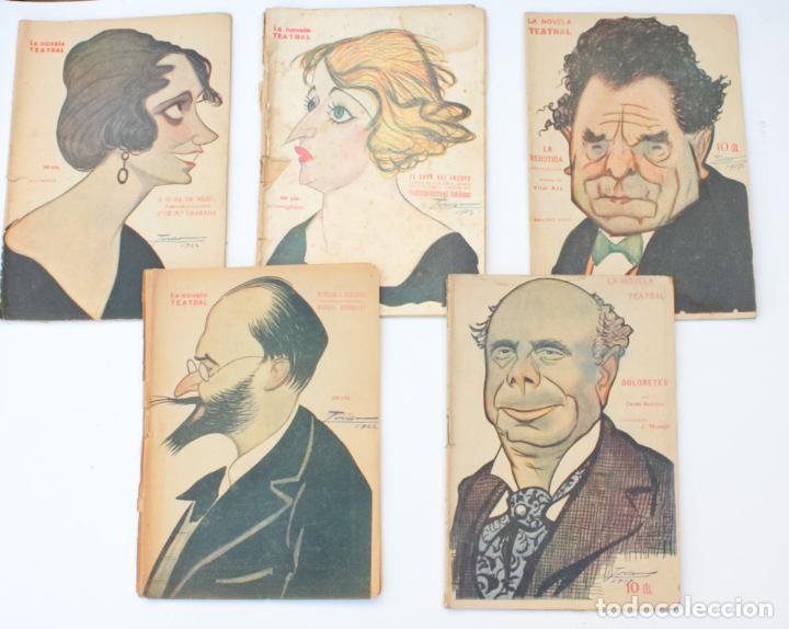 Coleccionismo de Revistas y Peri&oacute;dicos: 5 REVISTAS DE LA NOVELA TEATRAL 1917 - 1923