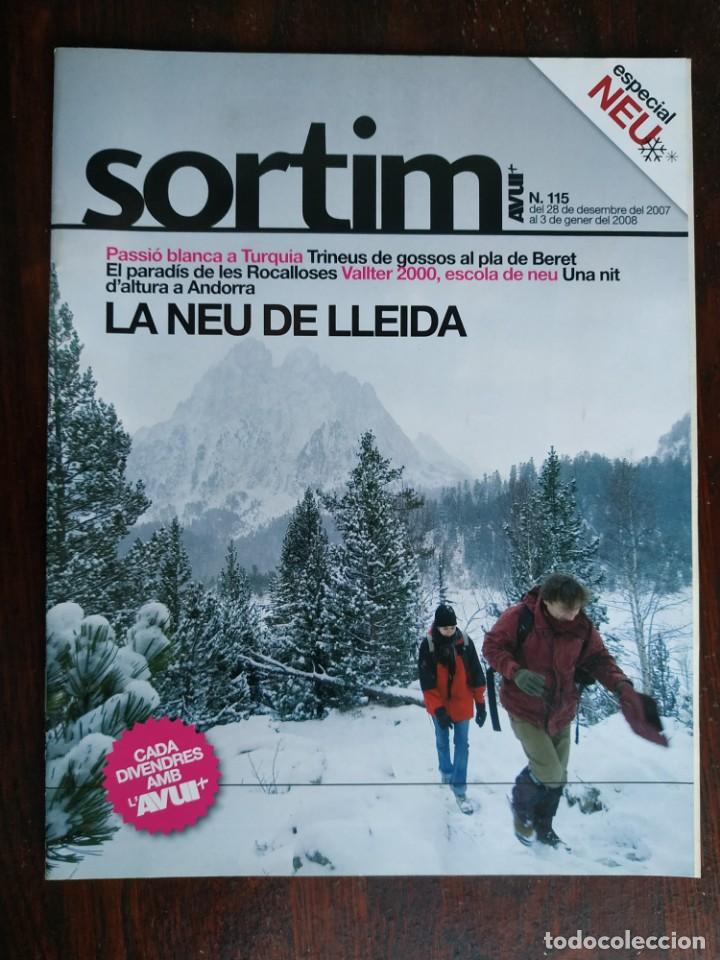 Coleccionismo de revistas y peri&oacute;dicos: Sortim Suplement diari AVUI n&ordm; 115 desembre 2007, La neu de Lleida esqui en estat pur