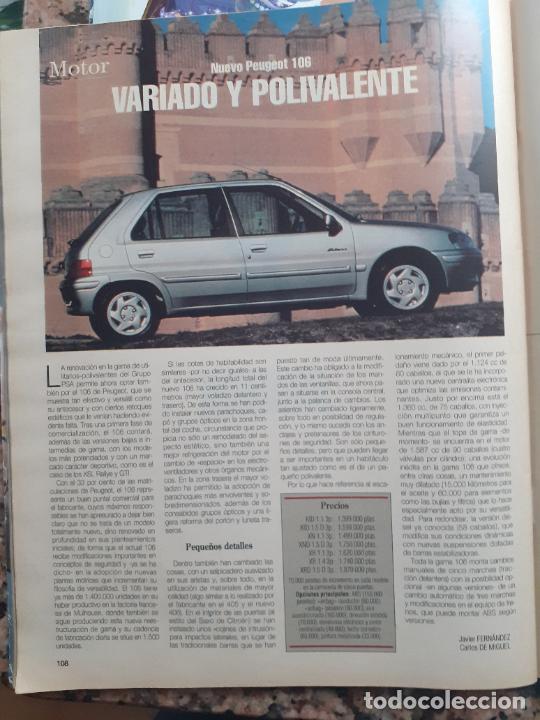Coleccionismo de Revistas y Peri&oacute;dicos: ANUNCIO PEUGEOT 106