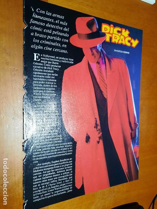 Coleccionismo de Revistas y Peri&oacute;dicos: DICK TRACY. ART&Iacute;CULO EXTRAIDO DE UNA REVISTA. 3 HOJAS. BUEN ESTADO