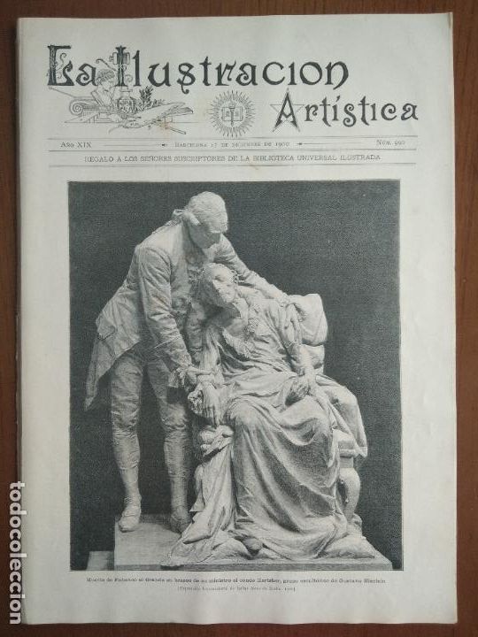 Coleccionismo de Revistas y Peri&oacute;dicos: La Ilustraci&oacute;n Art&iacute;stica. N&uacute;m. 990. 17 de diciembre de 1900