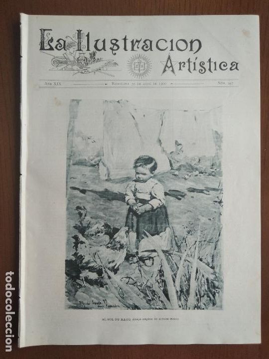 Coleccionismo de Revistas y Peri&oacute;dicos: La Ilustraci&oacute;n Art&iacute;stica. N&uacute;m. 957. 30 de abril de 1900