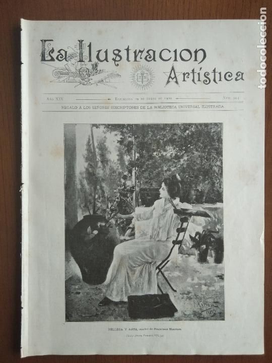 Colecionismo de Revistas e Jornais: La Ilustraci&oacute;n Art&iacute;stica. N&uacute;m. 944. 29 de enero de 1900