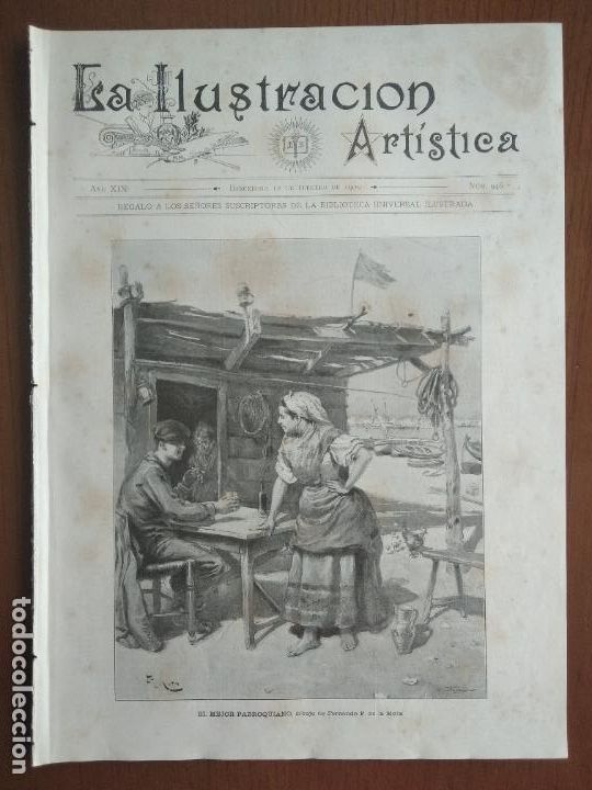 Coleccionismo de Revistas y Peri&oacute;dicos: La Ilustraci&oacute;n Art&iacute;stica. N&uacute;m. 946. 12 de febrero de 1900